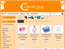 Tablet Screenshot of cabrioledanza.com